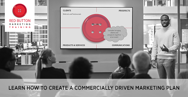 Red Button Marketing Training  Logo